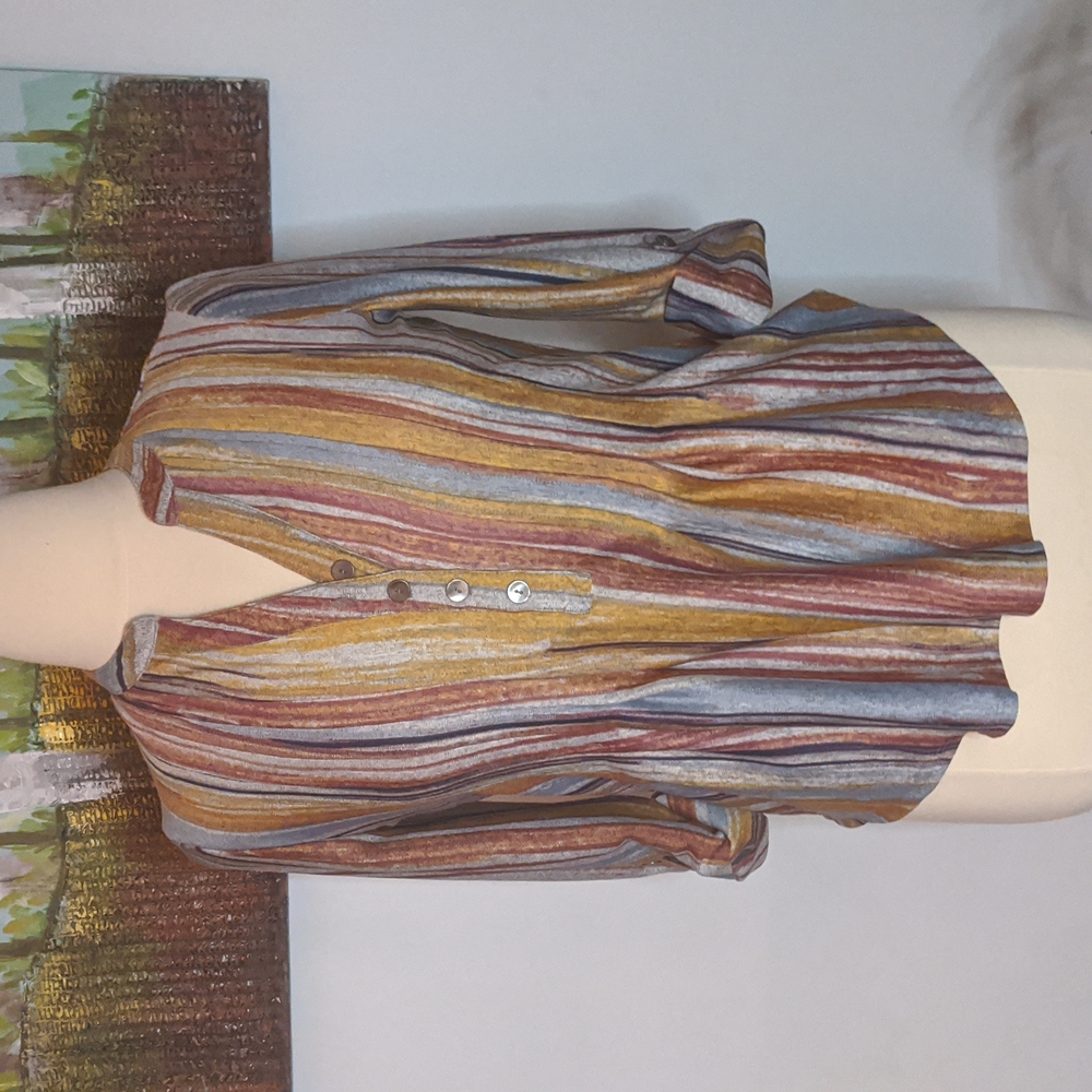 3 for $30 New Directions from Belk. 3/4 Sleeve Striped Top PL